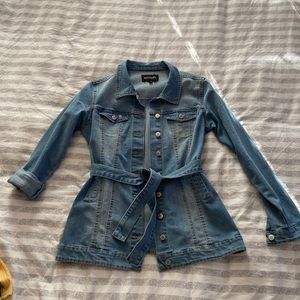 Blue Jean jacket. Pet free smoke free home.